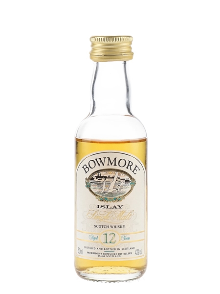 Bowmore 12 Year Old Bottled 1990s 5cl / 43%