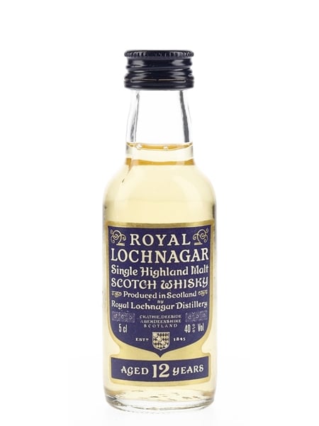 Royal Lochnagar 12 Year Old Bottled 1990s 5cl / 40%