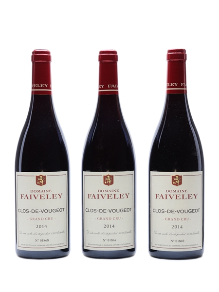 Clos Vougeot Grand Cru 2014 Domaine Faiveley 3 x 75cl / 13%