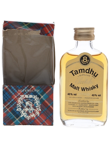 Tamdhu 8 Year Old Bottled 1970s-1980s - Gordon & MacPhail 5cl / 40%