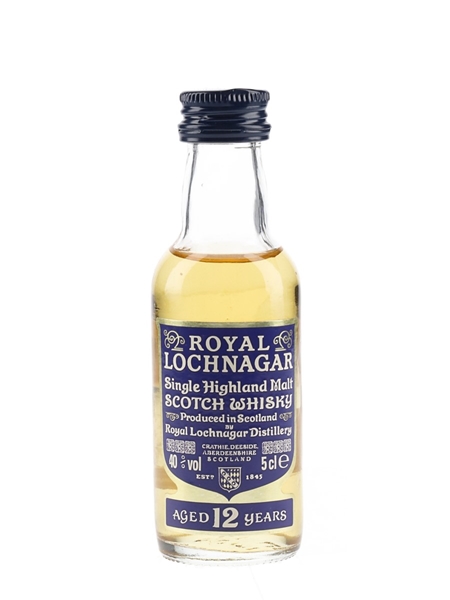 Royal Lochnagar 12 Year Old Bottled 1990s 5cl / 40%