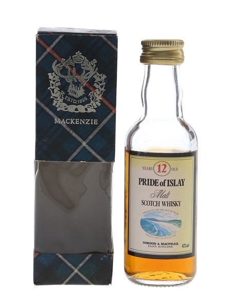 Pride Of Islay 12 Year Old Bottled 1990s - Gordon & MacPhail 5cl / 40%