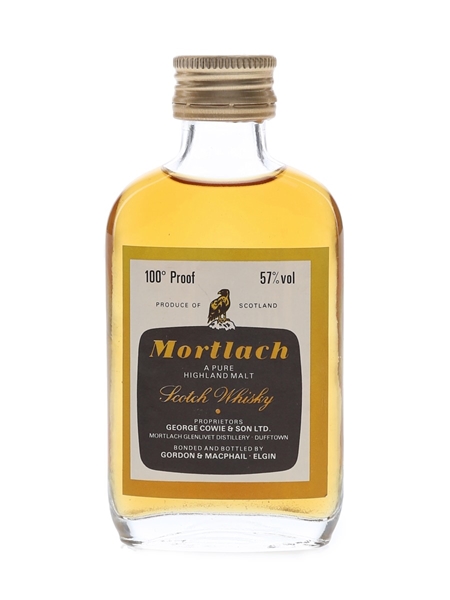 Mortlach 100 Proof Bottled 1980s - Gordon & MacPhail 5cl / 57%