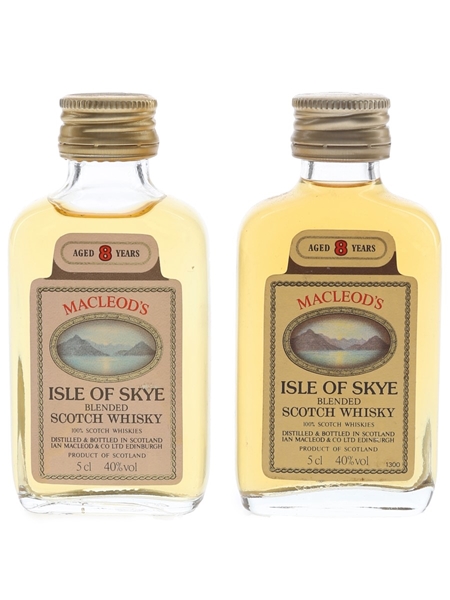 Macleod's Isle Of Skye 8 Year Old  2 x 5cl / 40%