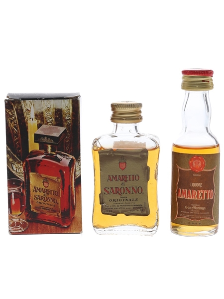 Illva & San Marino Amaretto  2.5cl & 2.9cl / 28%