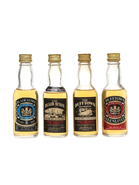 Blair Athol & Dufftown-Glenlivet Arthur Bell & Sons Ltd 4 x 5cl