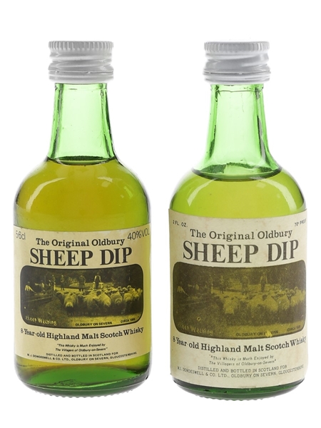 Sheep Dip 8 Year Old Bottled 1980s 2 x 5.6cl / 40%