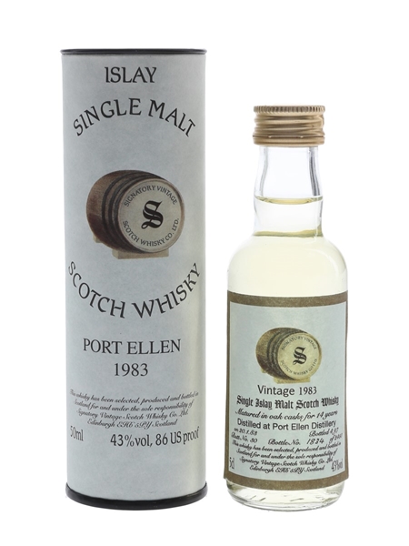 Port Ellen 1983 14 Year Old Bottled 1997 - Signatory Vintage 5cl / 43%