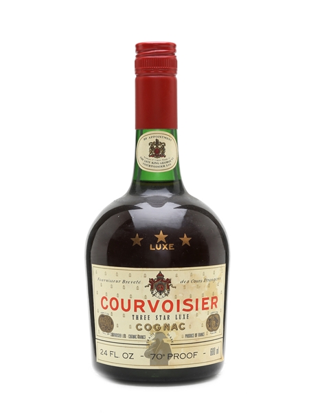 Courvoisier 3 Star Luxe Cognac Bottled 1970s 68cl