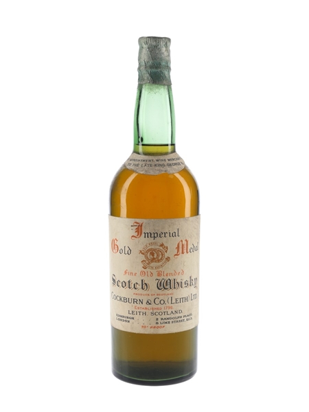 Imperial Gold Medal Scotch Whisky Bottled 1940s 75cl / 40%