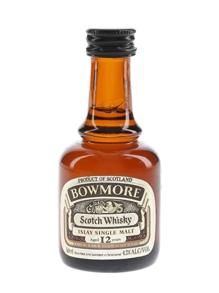 Bowmore 12 Year Old Bottled 1980s 5cl / 43%