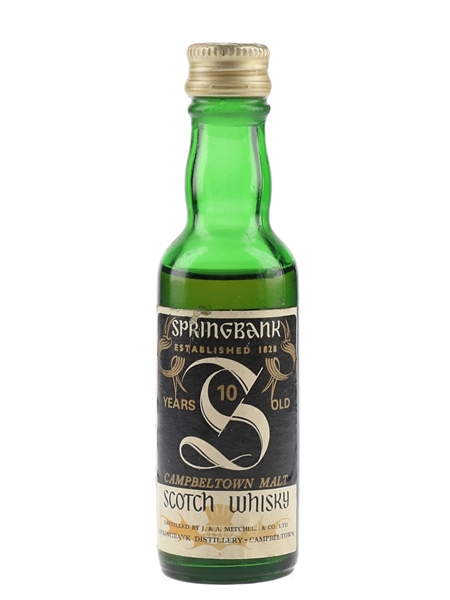 Springbank 10 Year Old Bottled 1970s 3.7cl / 43%