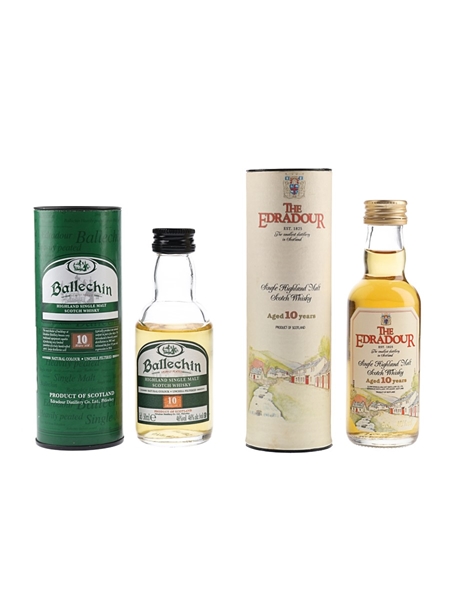 Ballechin & Edradour 10 Year Old  2 x 5cl