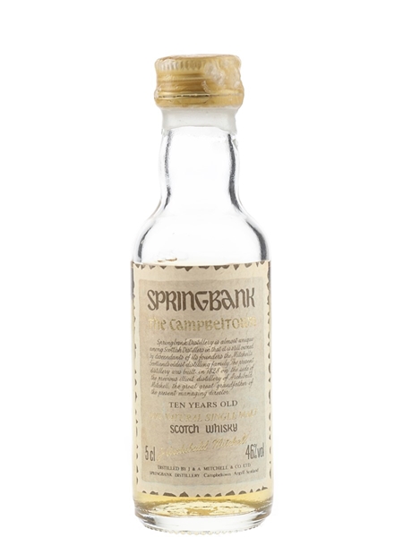 Springbank 10 Year Old The Campbeltown Bottled 1990s 5cl / 46%