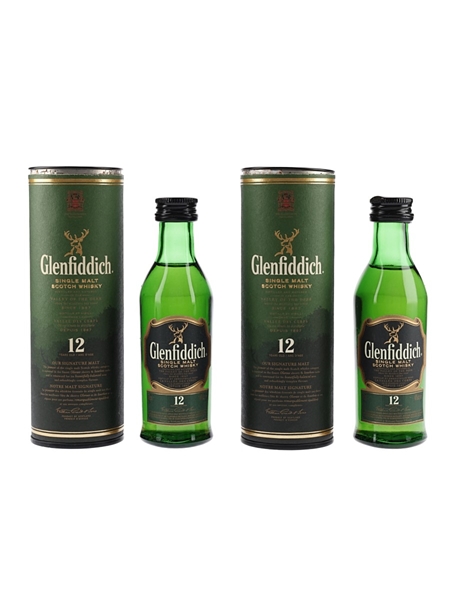 Glenfiddich 12 Year Old  2 x 5cl / 40%