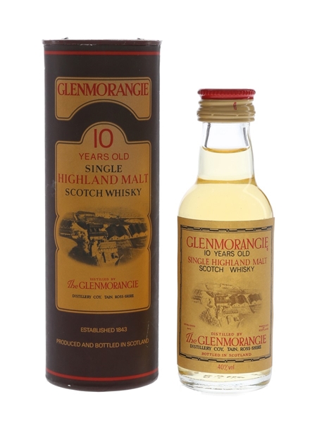 Glenmorangie 10 Year Old Bottled 1980s 5cl / 40%