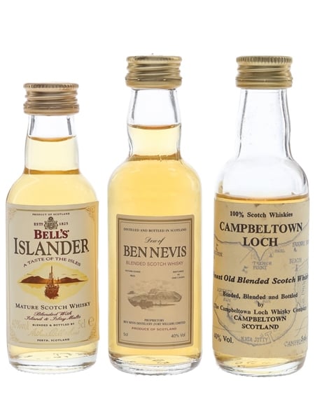 Bell's, Ben Nevis & Campbeltown Loch  3 x 5cl / 40%