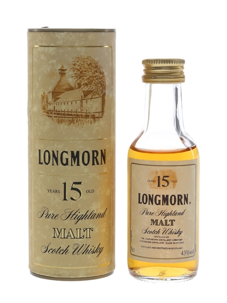 Longmorn 15 Year Old Bottled 1980s 5cl / 43%