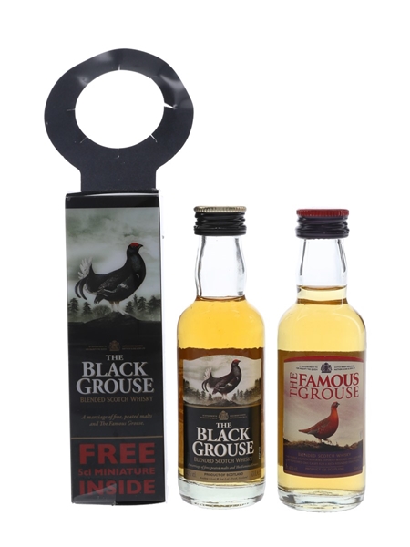 Black Grouse & Famous Grouse  2 x 5cl / 40%