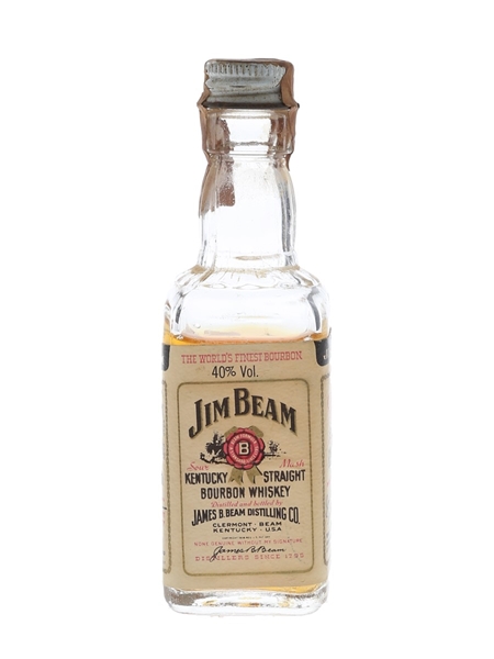 Jim Beam 4 Year Old Bottled 1980s 5cl / 40%