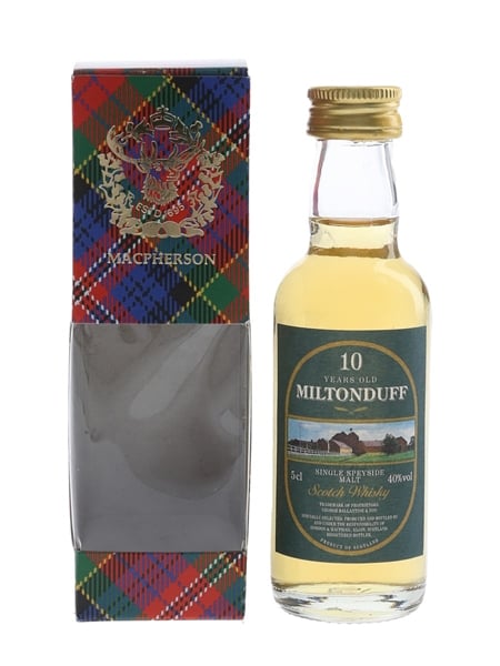 Miltonduff 10 Year Old Bottled 2000s - Gordon & MacPhail 5cl / 40%