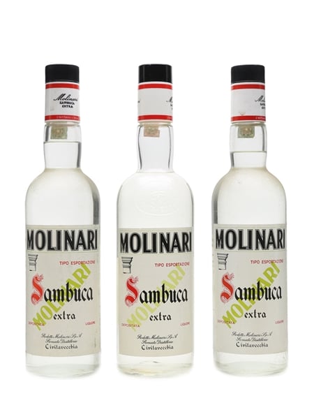 Molinari Sambuca Old Presentation 75cl & 2 x 70cl