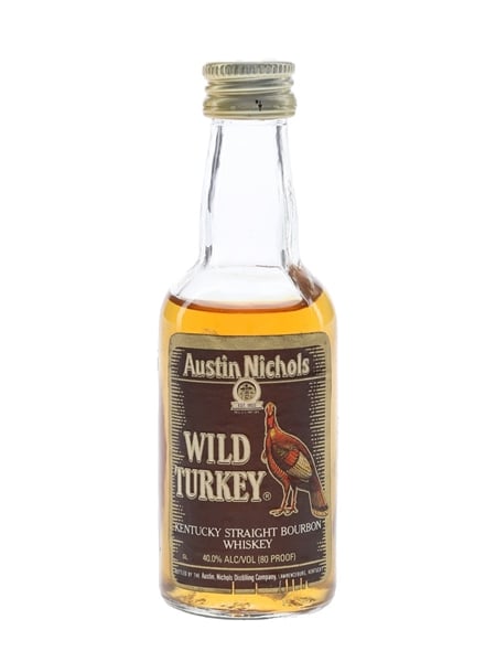 Wild Turkey Bottled 1980s - Austin Nichols 5cl / 40%