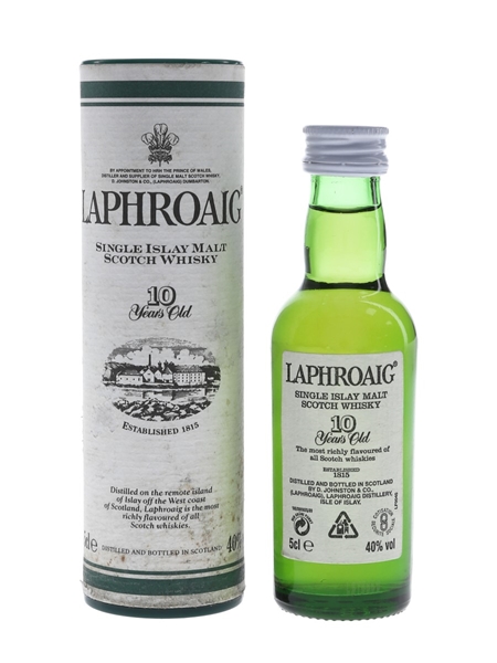 Laphroaig 10 Year Old Bottled 1990s 5cl / 40%