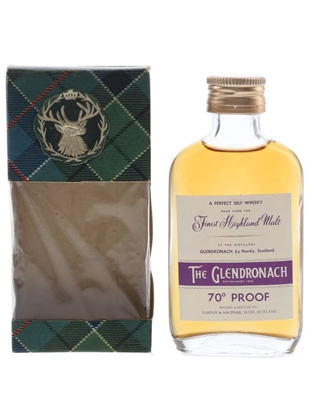 Glendronach 70 Proof - A Perfect Self Bottled 1970s - Gordon & MacPhail 5cl / 40%