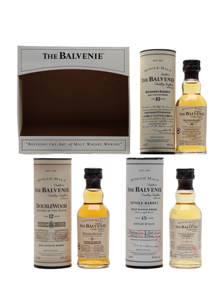 Balvenie Tasting Collection 10, 12 & 15 Year Old 3 x 5cl