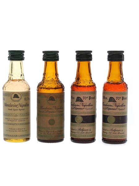 Mandarine Napoleon Bottled 1970s 4 x 3cl