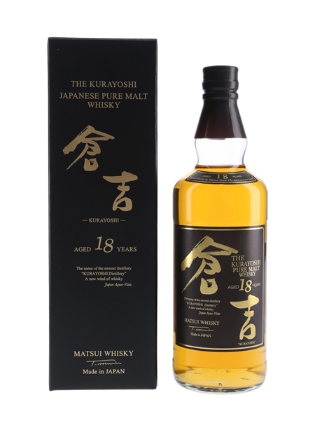 Kurayoshi 18 Year Old Matsui Whisky 70cl / 50%