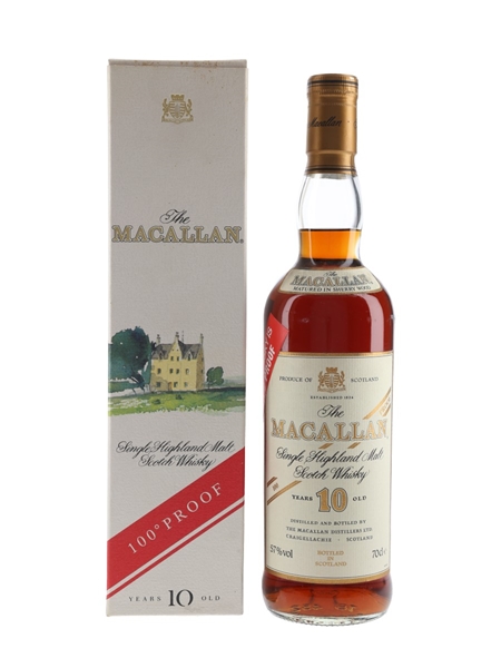 Macallan 10 Year Old 100 Proof Bottled 1990s 70cl / 57%