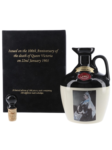 Rutherford's 100 Single Malts Ceramic Decanter 100th Anniversary of The Death of Queen Victoria 70cl / 40%