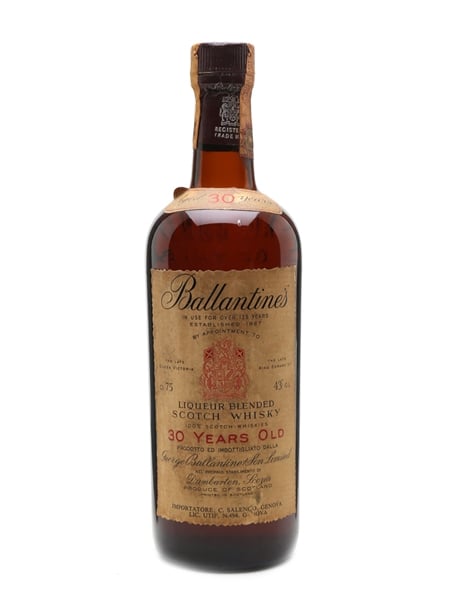 Ballantine's 30 Years Old Bottled  early 1970s 75cl / 43%