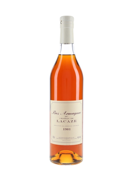 Chateau De Lacaze 1981 Bas Armagnac Bottled 1998 - Howells Of Bristol 70cl / 46%