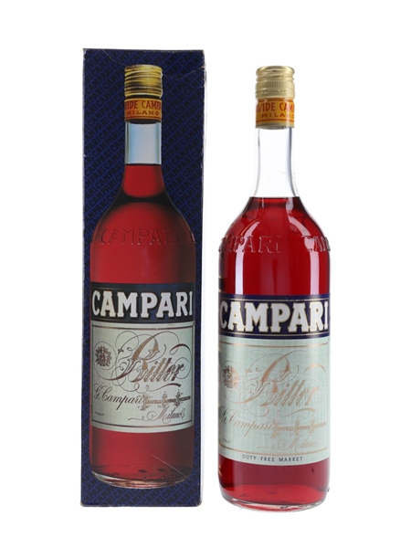 Campari Bitter Bottled 1980s-1990s 100cl