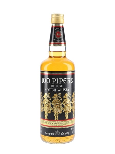 Seagram's 100 Pipers Bottled 1980s 75cl / 40%