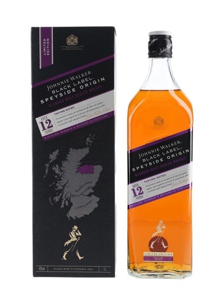 Johnnie Walker Black Label 12 Year Old Speyside Origin Origin Series 100cl / 42%