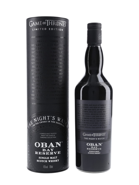 Oban Bay Reserve Game Of Thrones - The Night's Watch 70cl / 43%