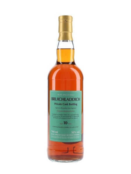 Bruichladdich 2009 10 Year Old Rivesaltes Cask 3653 Private Cask Bottling 70cl / 50%