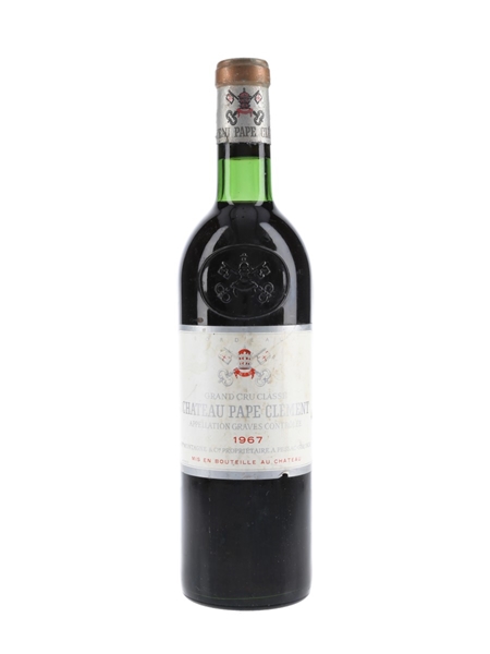 Chateau Pape Clement 1967 Grand Cru Classe - Graves 75cl