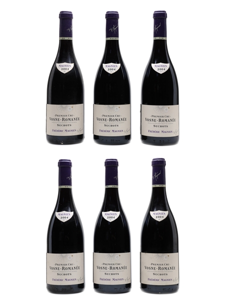 Vosne Romanee Les Suchots 2004 Premier Cru - Frederic Magnien 6 x 75cl / 13%