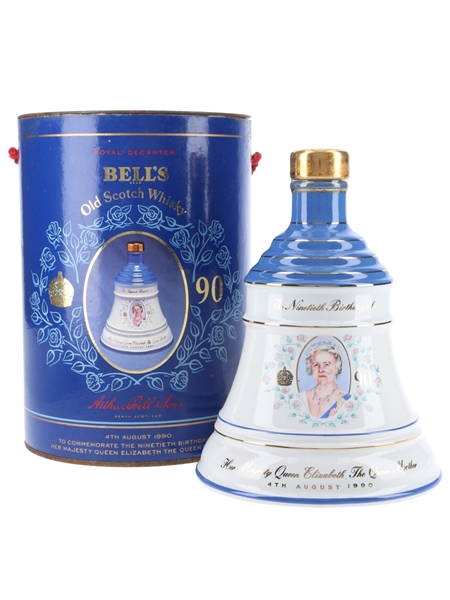 Bell's Ceramic Decanter The Queen Mother's 90th Birthday 75cl / 43%