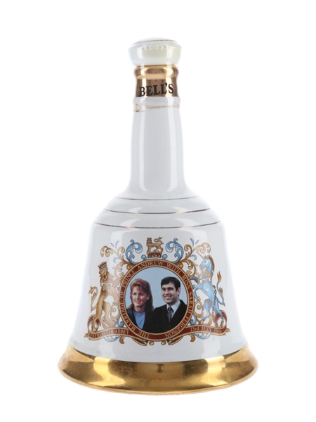 Bell's Ceramic Decanter Royal Wedding 1986 - Prince Andrew & Sarah Ferguson 75cl / 43%