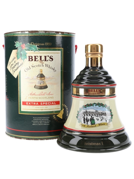 Bell's Christmas 1989 Ceramic Decanter Perth Winter 1895 75cl / 43%