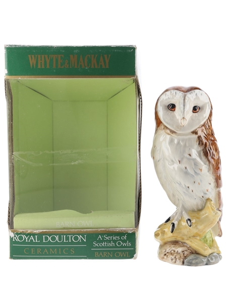 Whyte & Mackay Barn Owl Bottled 1980s - Royal Doulton 20cl / 40%