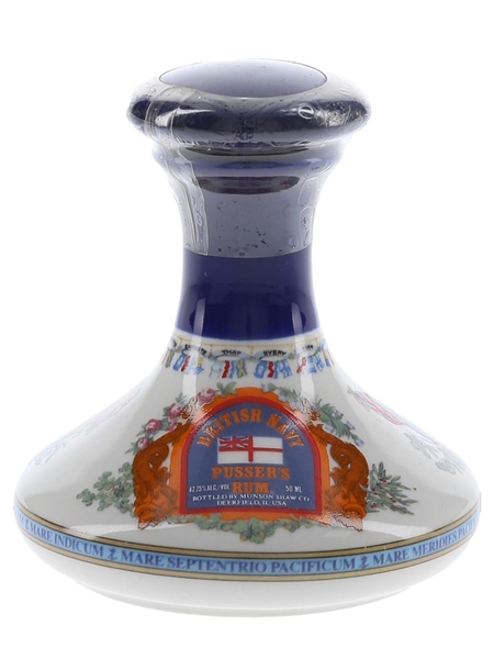 Pusser's British Navy Rum Nelson Ships' Decanter - Wade Ceramic Miniature 5cl / 47.75%