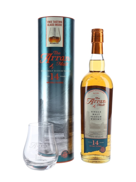 Arran 14 Year Old Tasting Glass Gift Set 70cl / 46%