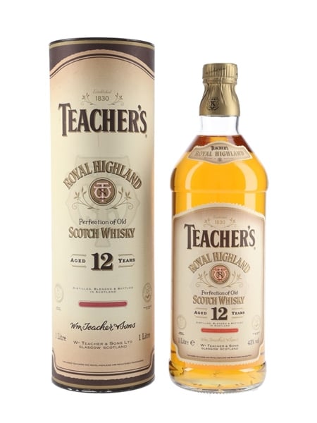 Teacher's Royal Highland 12 Year Old Bottled 1990s 100cl / 43%